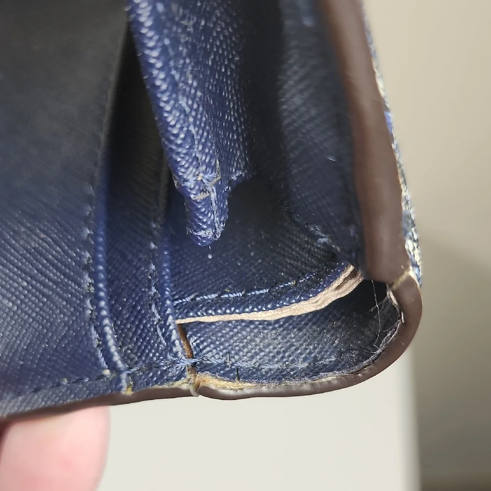 Michael Kors Navy Floral Wallet